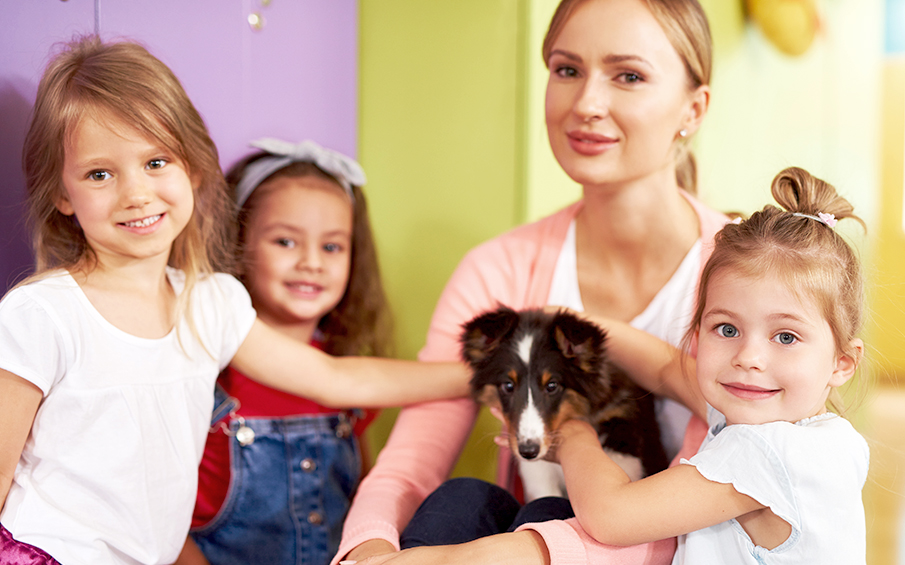 Pet therapy propedeutico cane bambini